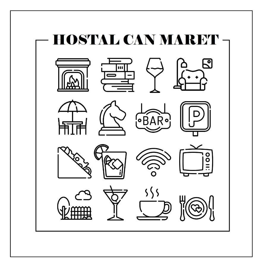 Hostal Can Maret Vilademuls Esterno foto